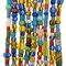 The Bead Chest Christmas Beads: Vintage African Love Glass Beads, Turquoise Medley, Authentic Multicolor, Full Strand